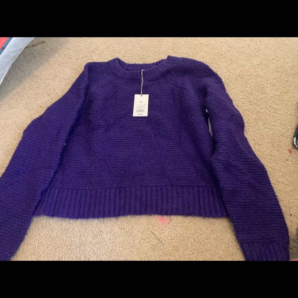 New purple sweater from Target